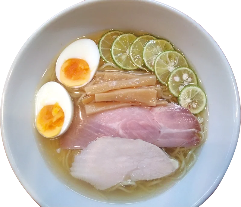 麺笑コムギの夢のラーメン（柑橘入り清湯）